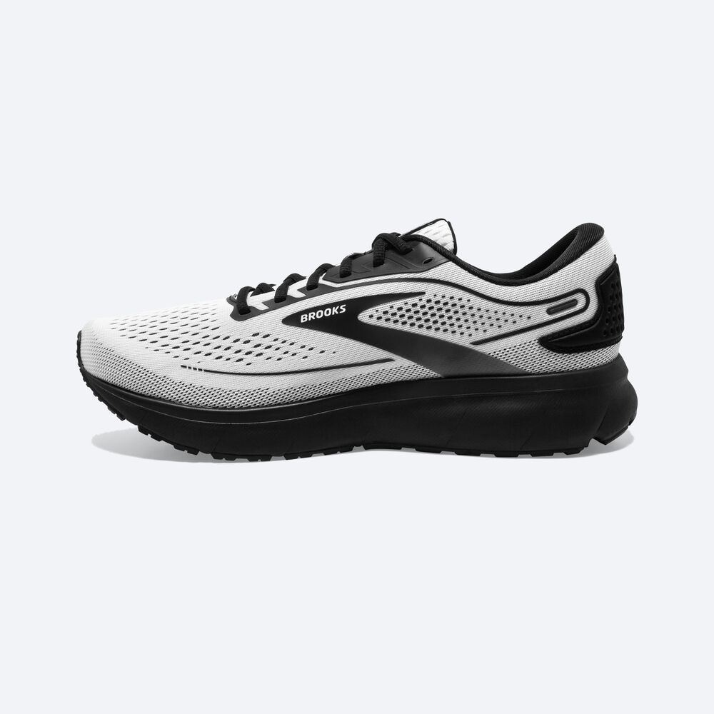 Brooks Trace 2 Erkek Koşu Ayakkabısı Beyaz/Siyah | TR-120493