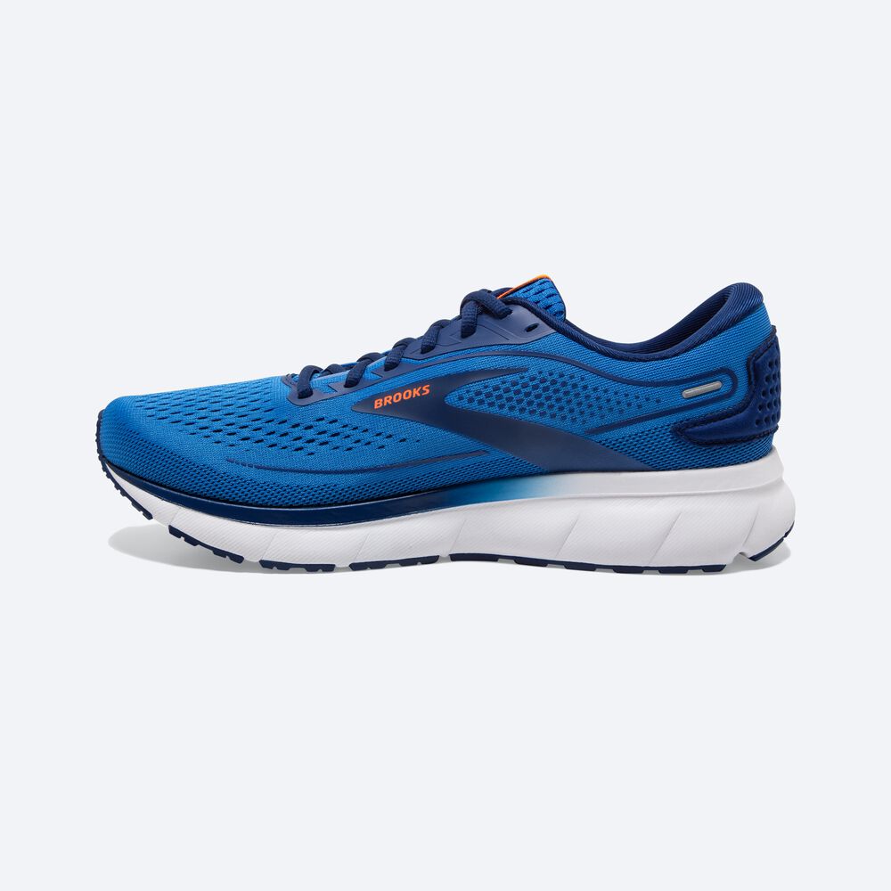 Brooks Trace 2 Erkek Koşu Ayakkabısı Mavi/Mavi/Turuncu | TR-415279