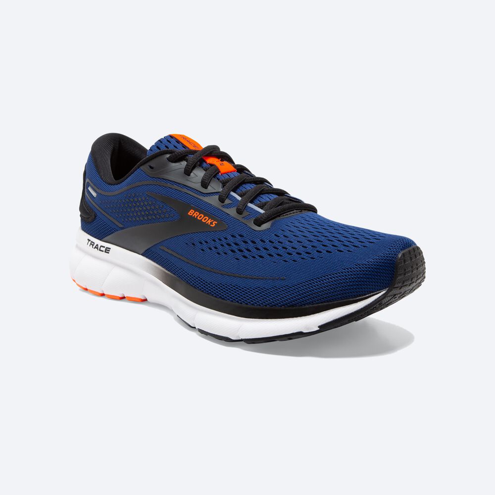 Brooks Trace 2 Erkek Koşu Ayakkabısı Mavi/Siyah/Beyaz | TR-437051