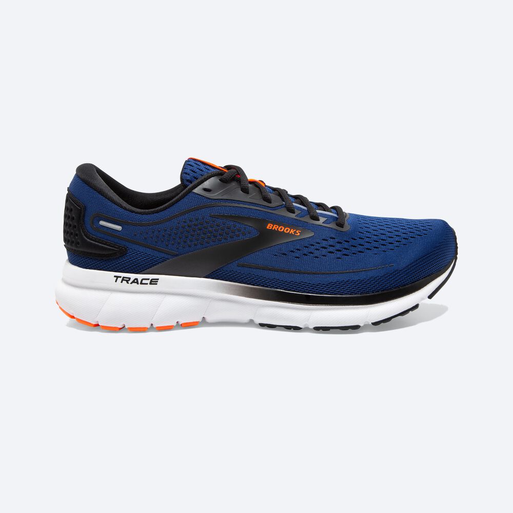 Brooks Trace 2 Erkek Koşu Ayakkabısı Mavi/Siyah/Beyaz | TR-437051