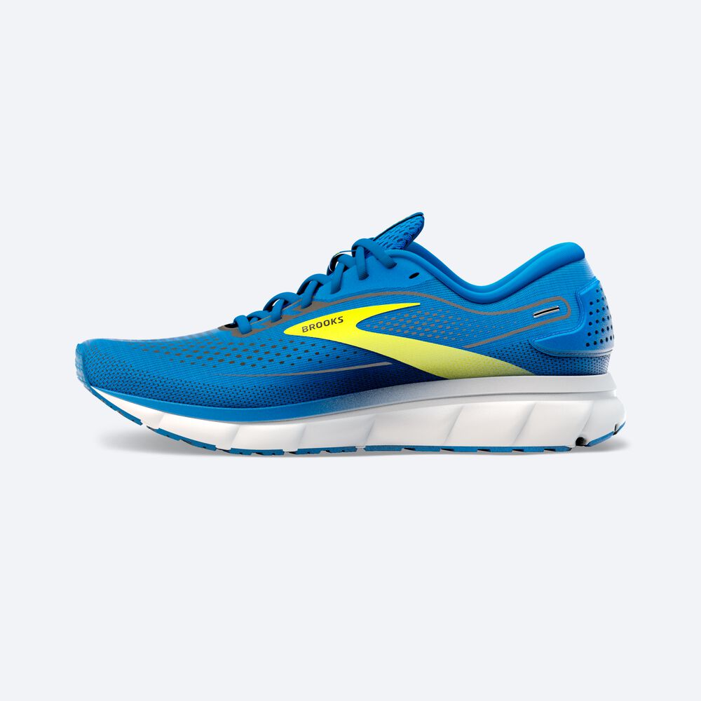 Brooks Trace 2 Erkek Koşu Ayakkabısı Mavi/Beyaz | TR-481367