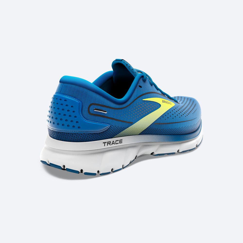 Brooks Trace 2 Erkek Koşu Ayakkabısı Mavi/Beyaz | TR-481367