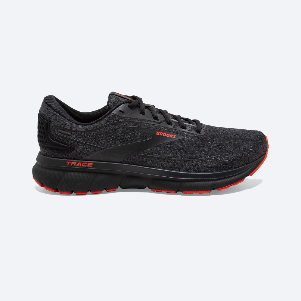 Brooks Trace 2 Erkek Koşu Ayakkabısı Siyah/Pembe | TR-021489