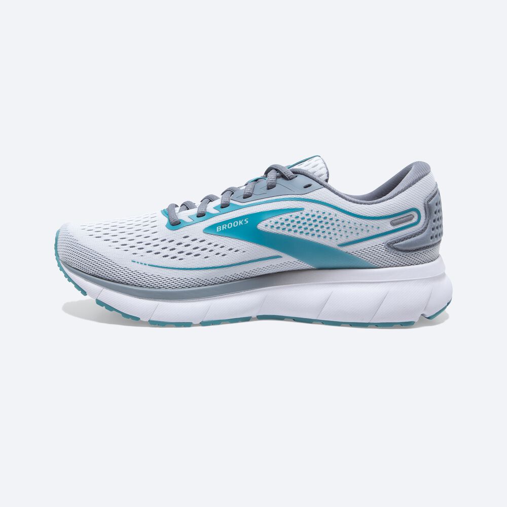 Brooks Trace 2 Kadın Koşu Ayakkabısı Beyaz/Gri | TR-810356