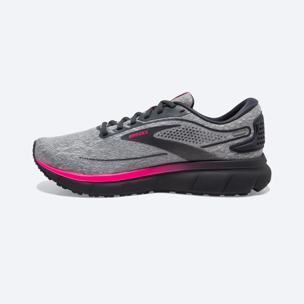 Brooks Trace 2 Kadın Koşu Ayakkabısı Gri/Pembe | TR-470683