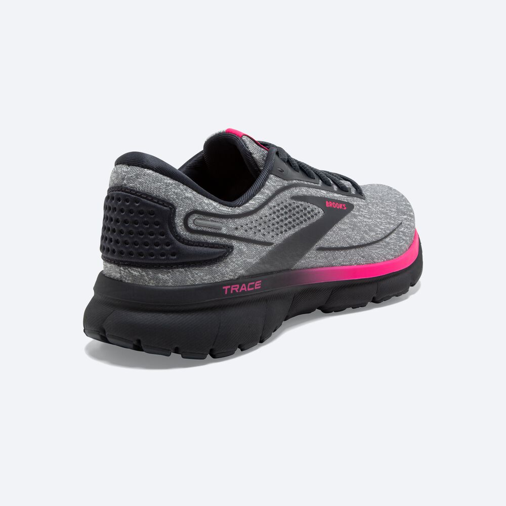 Brooks Trace 2 Kadın Koşu Ayakkabısı Gri/Pembe | TR-470683