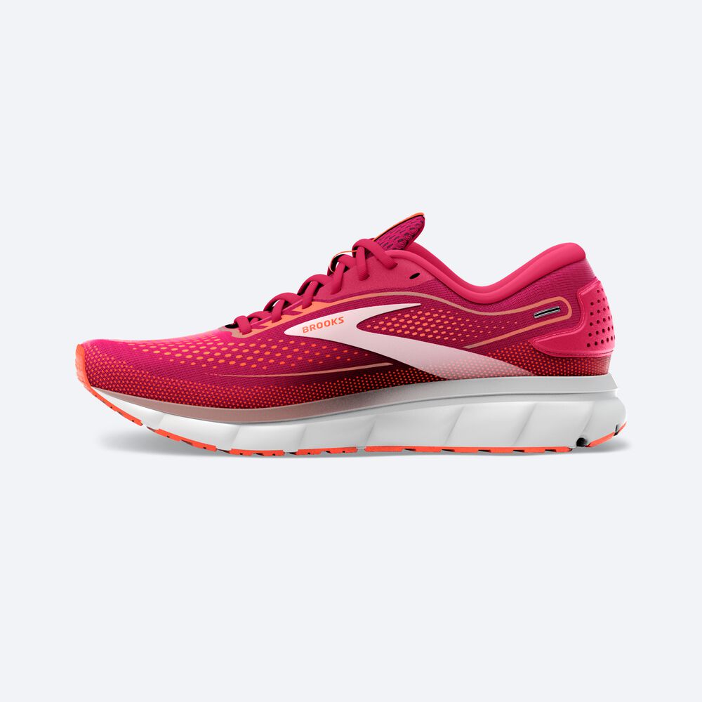 Brooks Trace 2 Kadın Koşu Ayakkabısı Kırmızı/Pembe | TR-679154