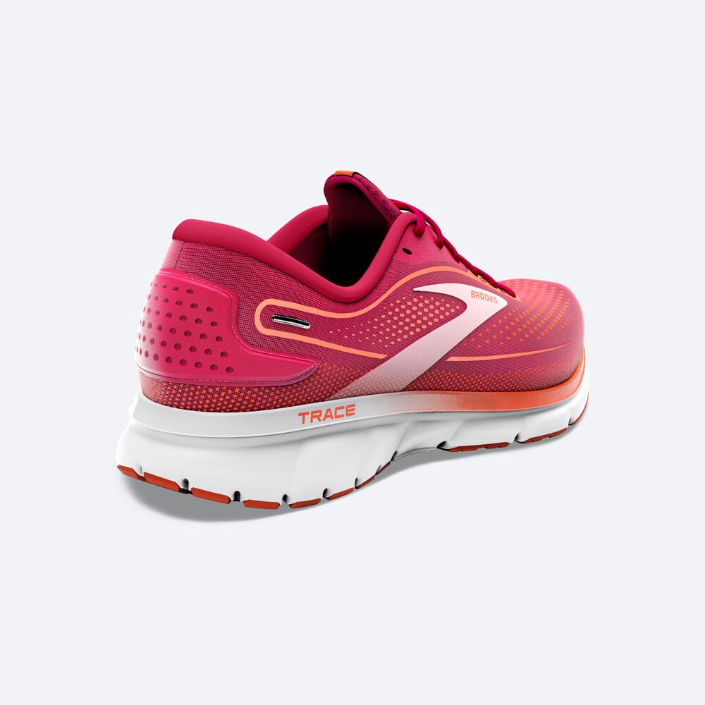 Brooks Trace 2 Kadın Koşu Ayakkabısı Kırmızı/Pembe | TR-679154