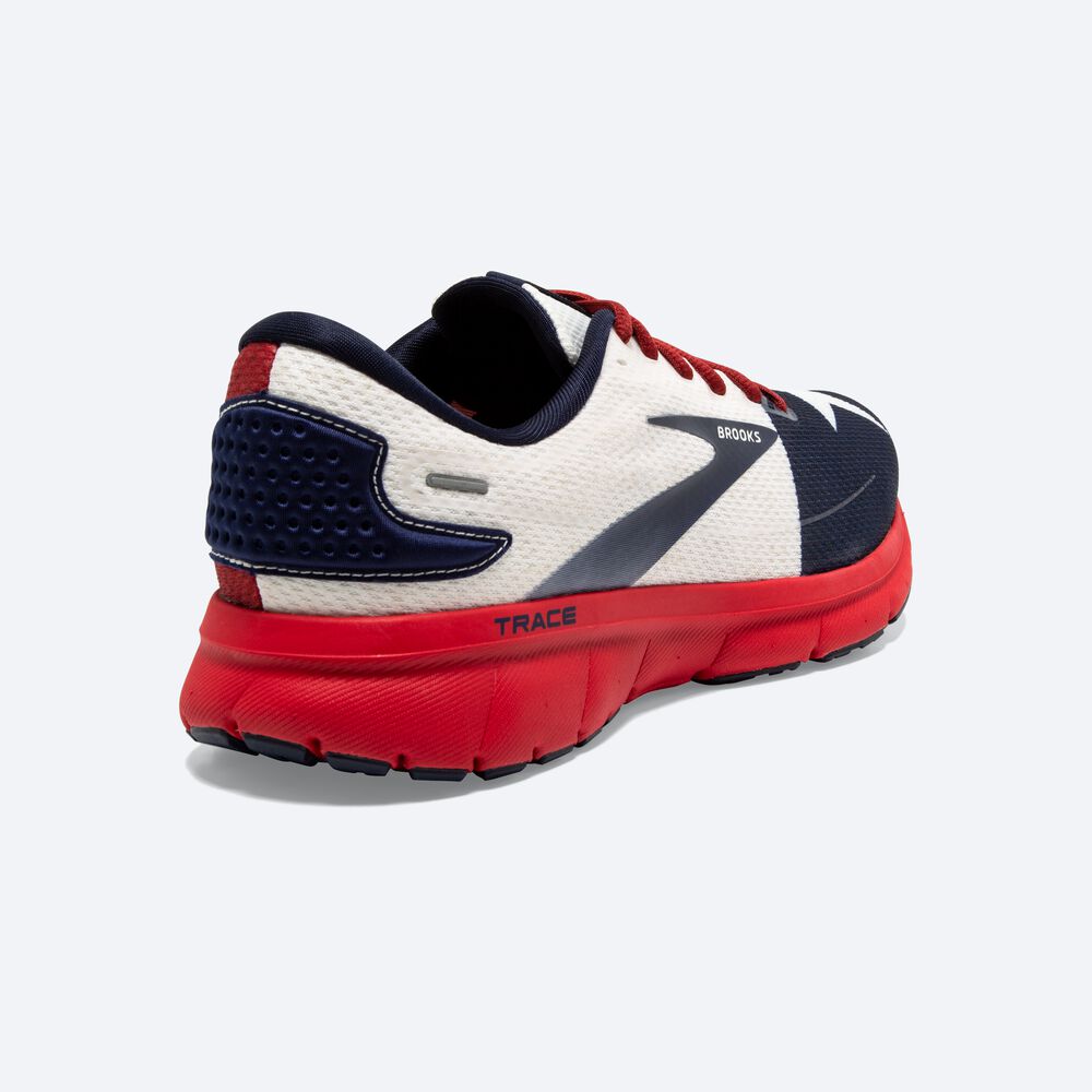 Brooks Trace 2 Kadın Koşu Ayakkabısı Kırmızı/Beyaz/Lacivert | TR-679342