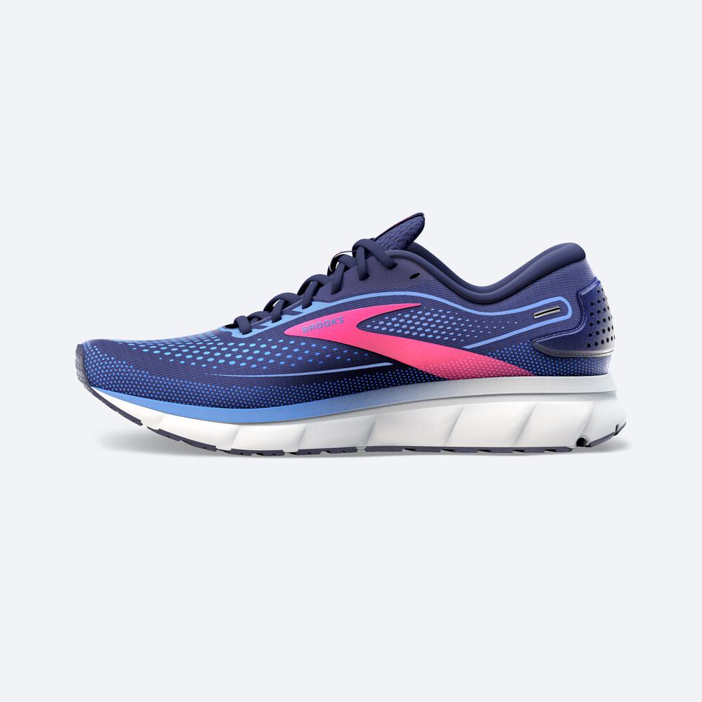 Brooks Trace 2 Kadın Koşu Ayakkabısı Lacivert/Mavi/Pembe | TR-265978