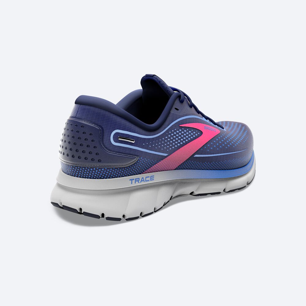 Brooks Trace 2 Kadın Koşu Ayakkabısı Lacivert/Mavi/Pembe | TR-265978