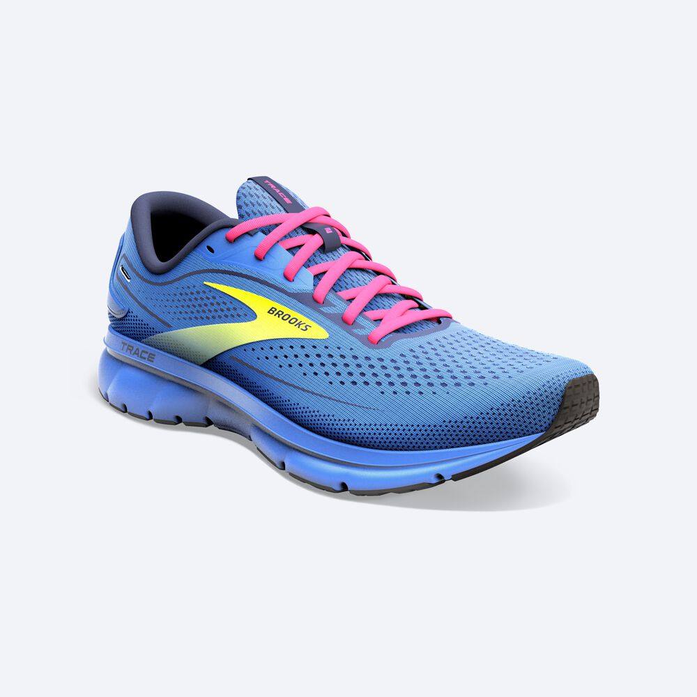 Brooks Trace 2 Kadın Koşu Ayakkabısı Mavi/Pembe | TR-791608