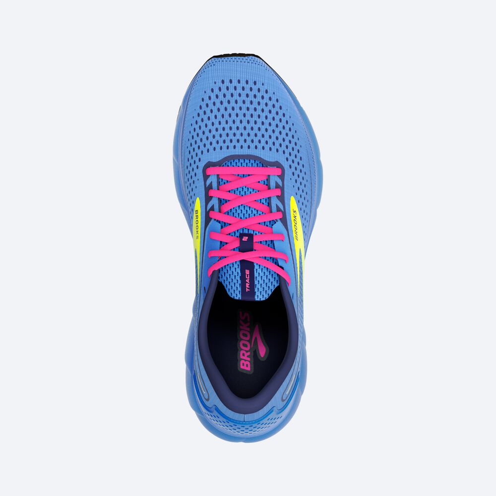 Brooks Trace 2 Kadın Koşu Ayakkabısı Mavi/Pembe | TR-791608