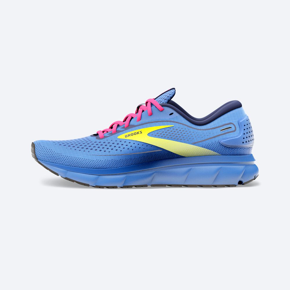 Brooks Trace 2 Kadın Koşu Ayakkabısı Mavi/Pembe | TR-791608