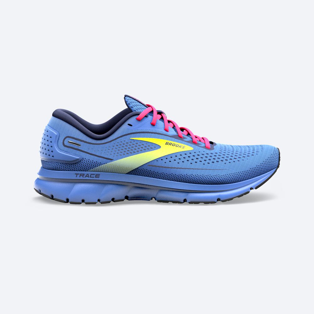 Brooks Trace 2 Kadın Koşu Ayakkabısı Mavi/Pembe | TR-791608