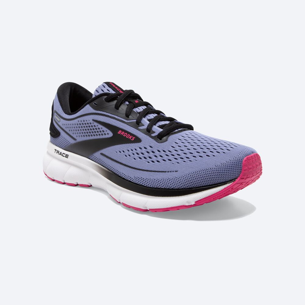 Brooks Trace 2 Kadın Koşu Ayakkabısı Mor/Siyah/Pembe | TR-970684