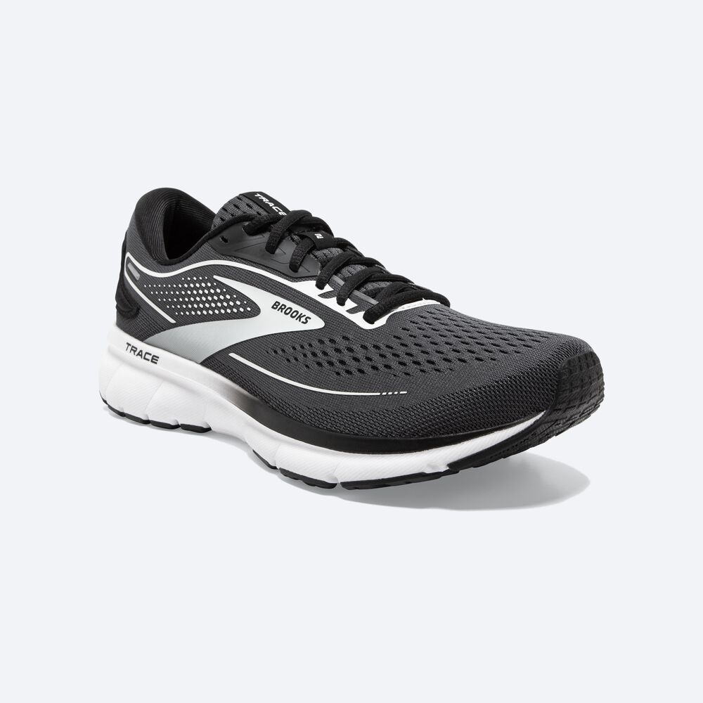 Brooks Trace 2 Kadın Koşu Ayakkabısı Siyah/Beyaz | TR-730684