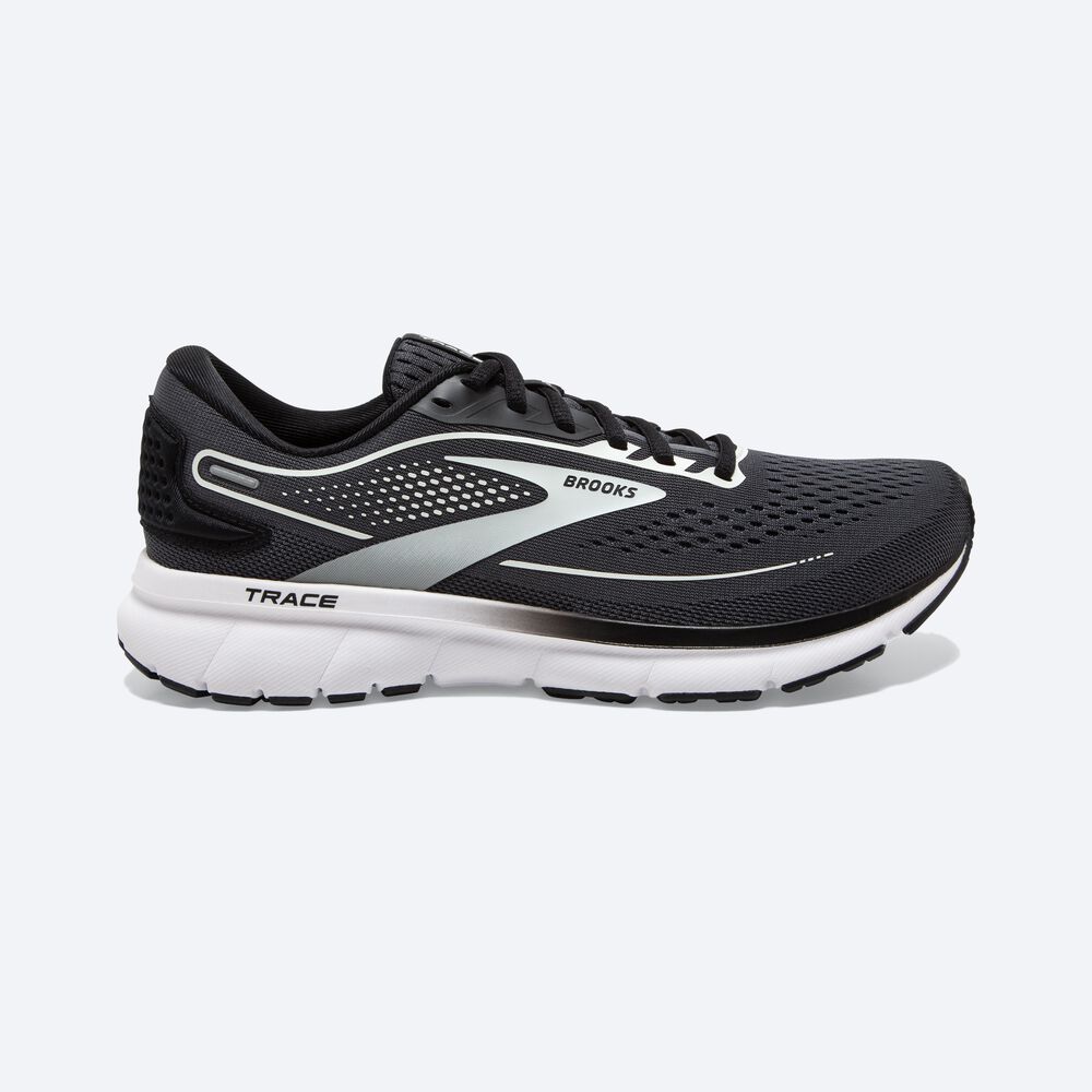 Brooks Trace 2 Kadın Koşu Ayakkabısı Siyah/Beyaz | TR-730684