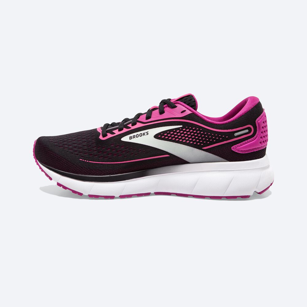 Brooks Trace 2 Kadın Koşu Ayakkabısı Siyah/Küpe Çiçeği/Pembe | TR-890137