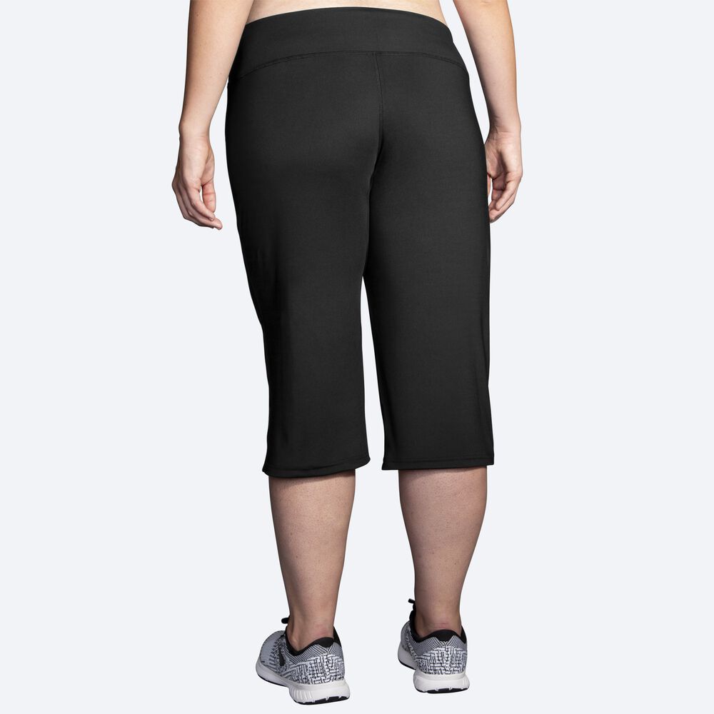 Brooks Venture Capri Kadın Pantolon Siyah | TR-316457